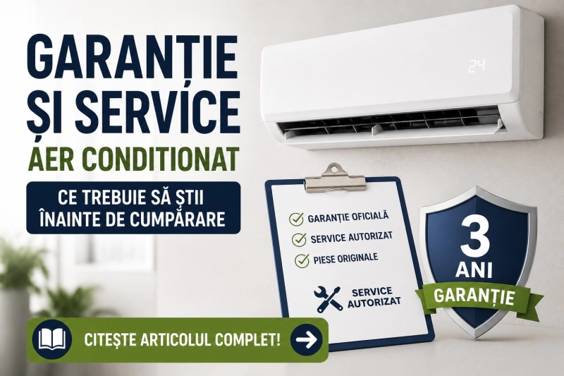 Garantie și service aer conditionat - ce trebuie să știi înainte de cumpărare