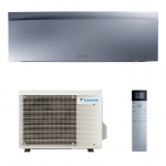 Aer conditionat Daikin Emura Bluevolution 12000 BTU, Argintiu, FTXJ35AS9-RXJ35A9, Inverter, control Wi-Fi, Clasa A+++/A+++