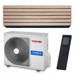 Aparat aer conditionat Toshiba Daisekai 10 Wood, 13000 BTU, Clasa A+++, control WiFi, inverter, design premium, confort maxim